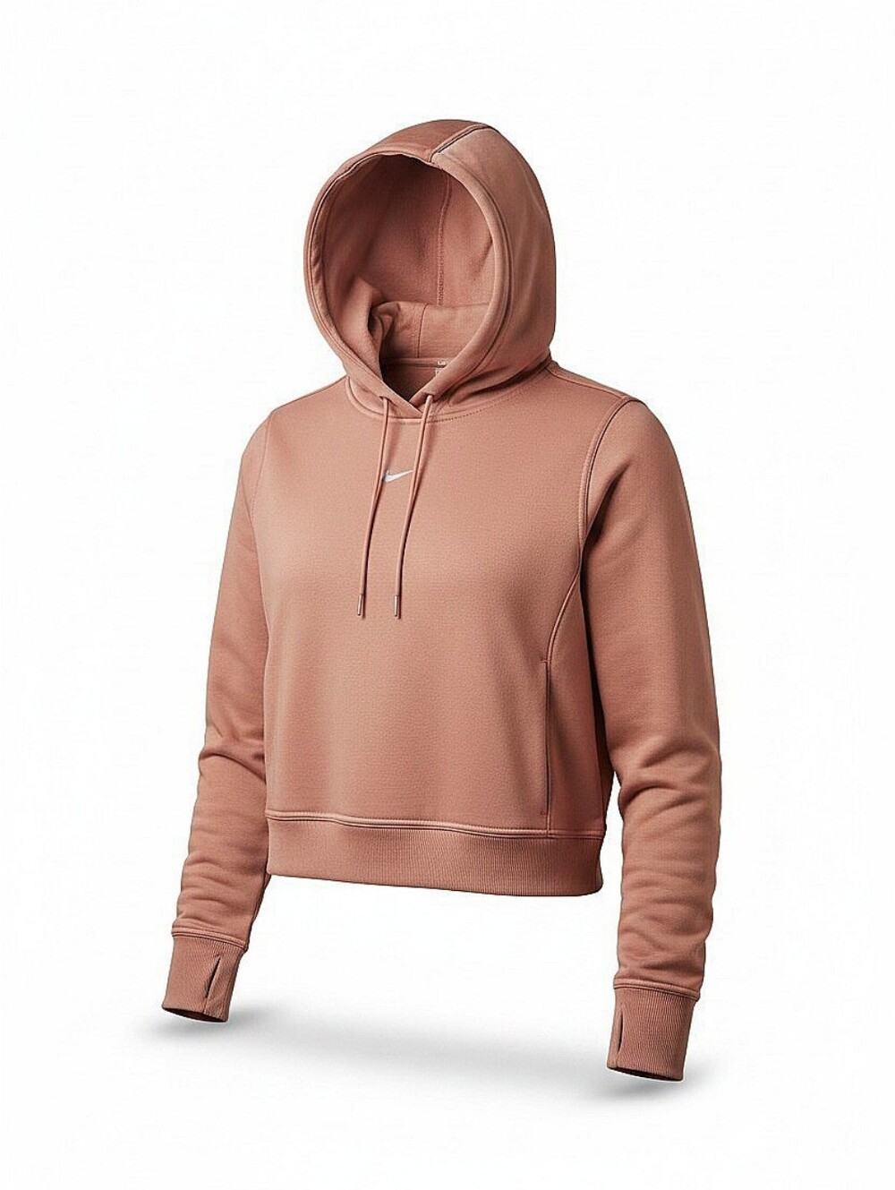 NWT! Nike Women's Therma Fit Dusty Rose Pullover Hooded Sweatshirt
